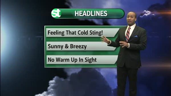 Afternoon forecast: Bitter cold; wild chill advisory