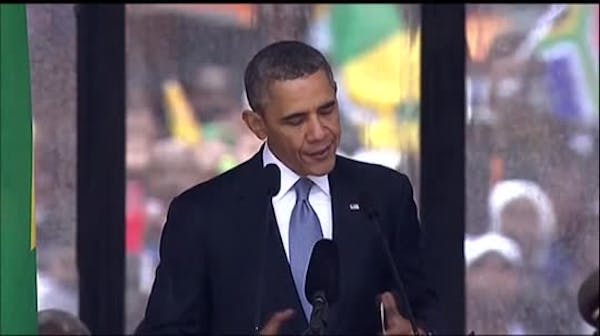 Obama urges world: Act on Mandela legacy