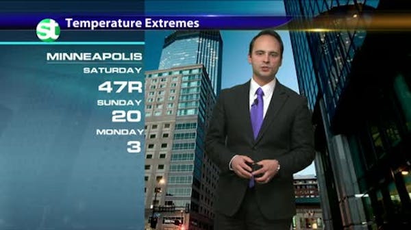 Afternoon forecast: Frigid air, snow clearing later