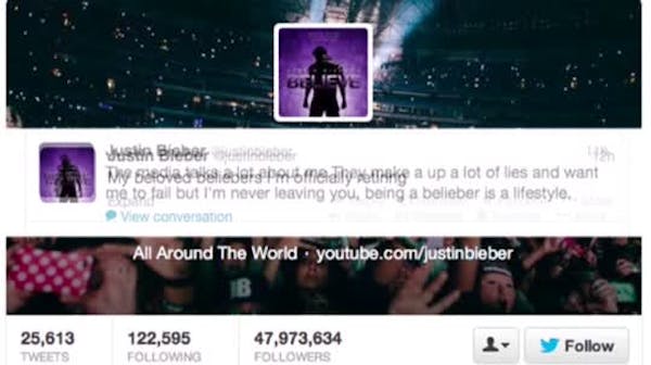 Justin Bieber tweets 'retirement' announcement