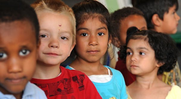File photo: Young Minnesotans at the Columbia Heights Family Center Pre-School.