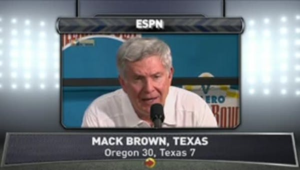 Brown says farewell after Texas loss in Alamo Bowl