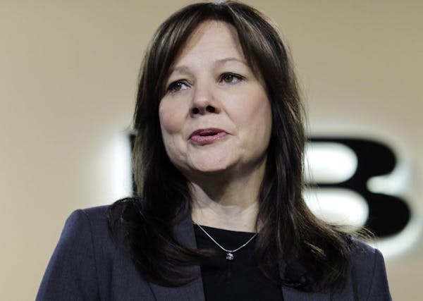 GM names Mary Barra CEO