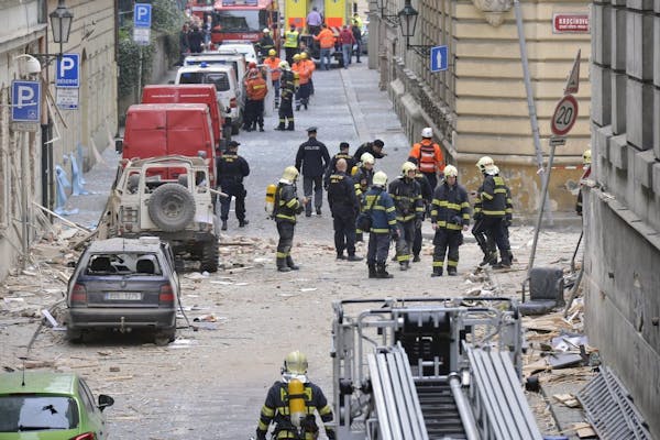 Prague explosion may have buried victims