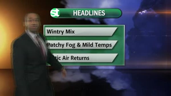 Morning forecast: Wintry mix moving in; high of 32