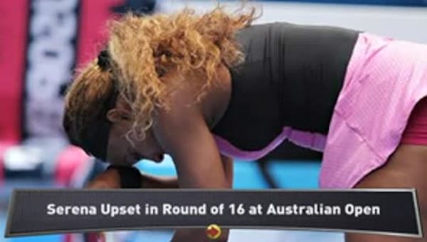 Serena Williams upset at Australian Open