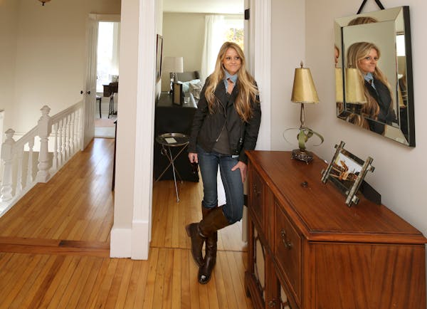 Old-house rescuer Nicole Curtis in a home she recently renovated, one of two in north Minneapolis that have been featured on her show and are now for 