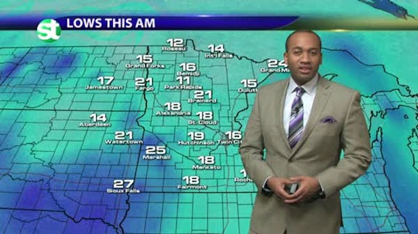 Afternoon forecast: Warming to 30s; light snow later
