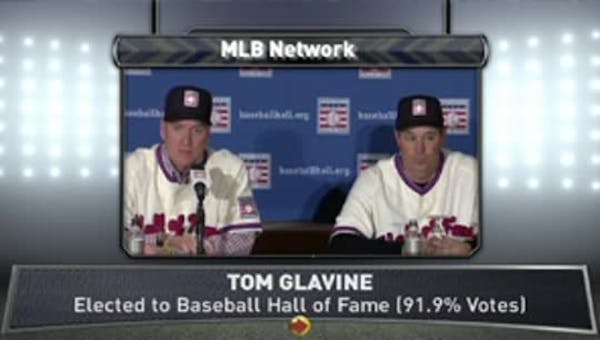 Glavine, Maddux discuss Hall of Fame honor