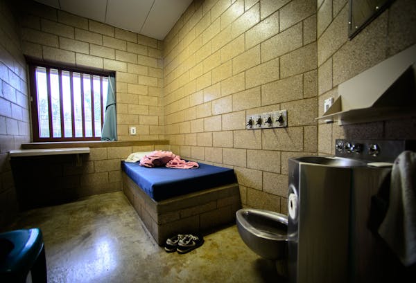 A patient bedroom in the competency restoration wing of Minnesota Security Hospital, MSH, in St. Peter. Patients come here having been charged with a 