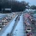 Traffic slowly made its way North and Southbound on Hwy 169 and Hwy 7 in St. Louis Park, Tuesday, January 7, 2014.