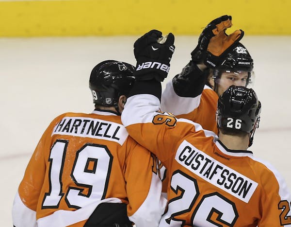 Hartnell, Flyers shut out Red Wings