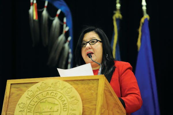 Chief Executive Melanie Benjamin of the Mille Lacs Band of Ojibwe