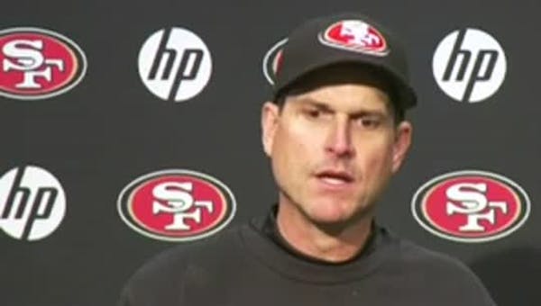Harbaugh, Newton speak after 49ers victory