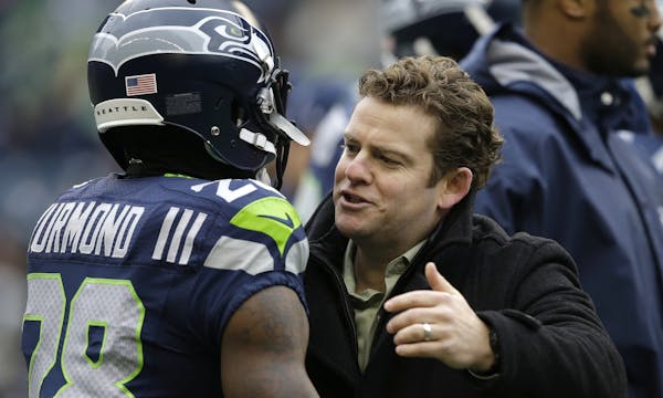 At 42, Seahawks General Manager John Schneider is not much older than some of the team’s players, although cornerback Walter Thurmond III is only 26
