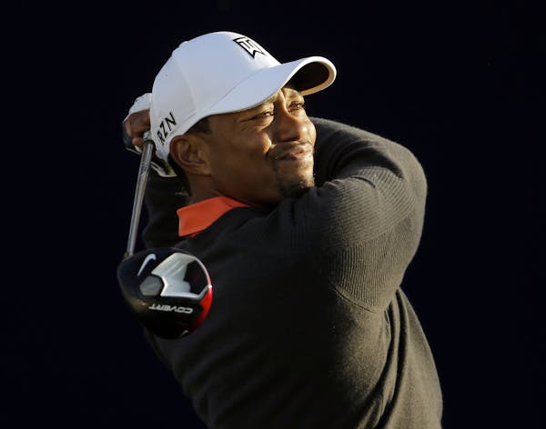 How many majors for Tiger in '14?