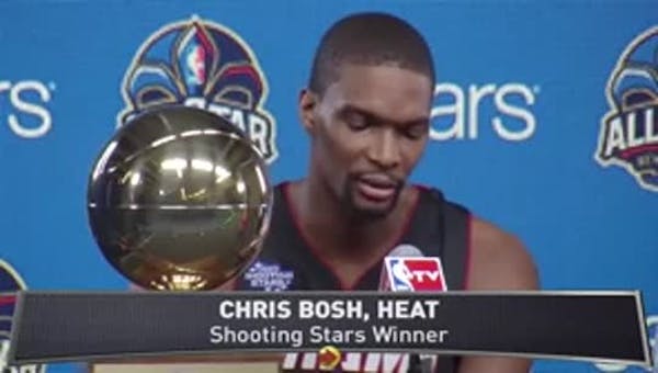 Bosh, Dominique talk Shooting Stars win