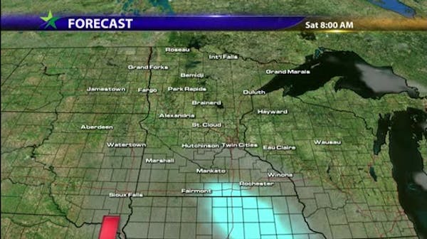 Evening forecast: Snow for Saturday, cold for Sunday