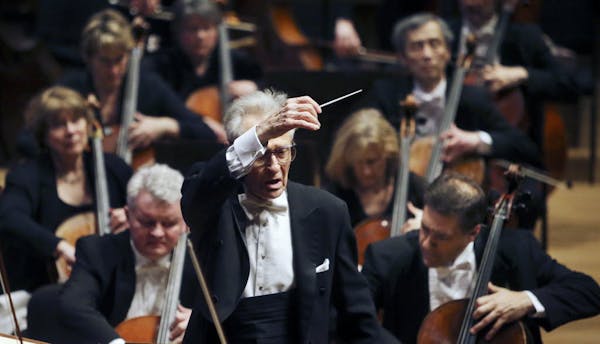 Conductor Laureate Stanislaw Skrowaczewski on Feb. 7 led the first Minnesota Orchestra concert at Orchestra Hall following the settlement of a labor l
