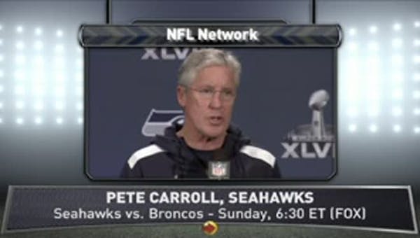 Super Bowl XLVIII: Seahawks meet the media