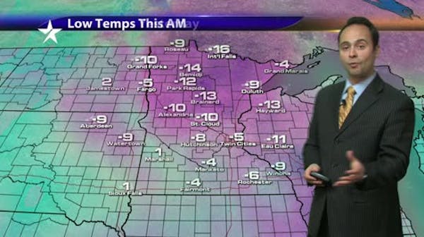 Afternoon forecast: High in the 20s, snow overnight