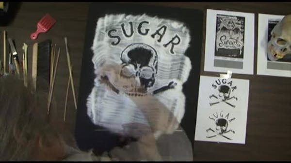 Making the sugar illustration