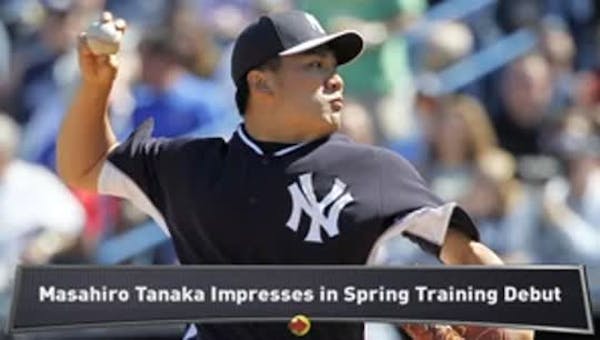Masahiro Tanaka excels in spring debut