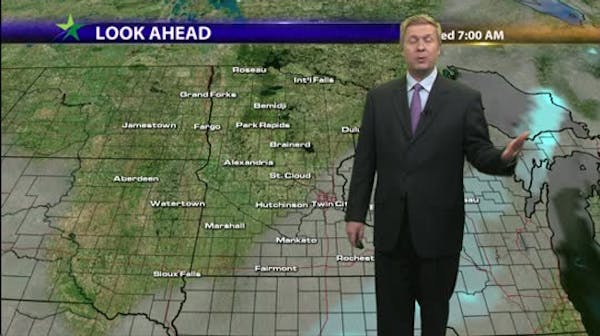 Morning forecast: Partly cloudy, snow flurries