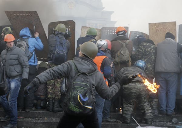 At least 25 killed in Ukraine protests