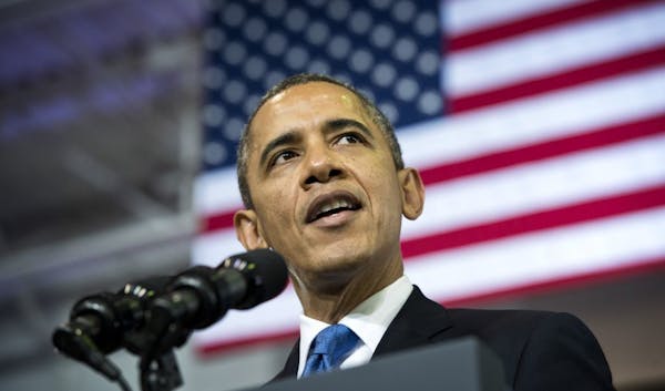 President Obama in Minneapolis in February 2013.