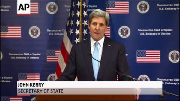 Kerry: Russia should de-escalate in Ukraine
