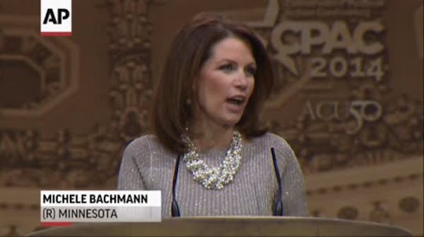 Bachmann takes aim at Hillary Clinton at CPAC