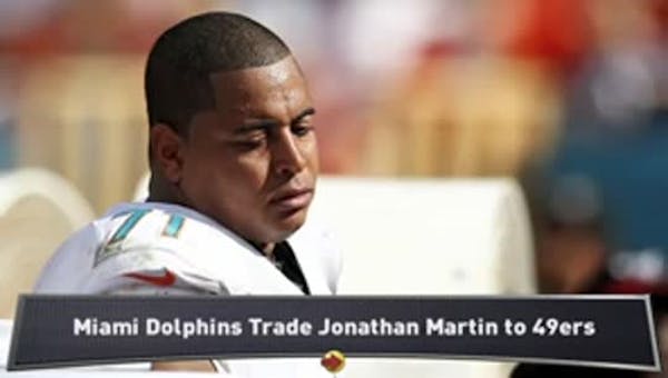 Dolphins trade Jonathan Martin to 49ers