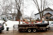 A teardown site in southwest Minneapolis (not the one referenced in this article). Calling it the most urgent issue in her southwest ward, new City Co