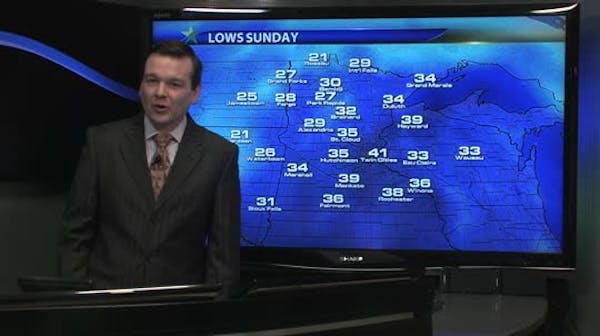 Afternoon forecast: Mid 50s and mostly sunny