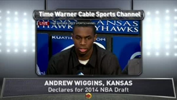 Andrew Wiggins declares for NBA Draft