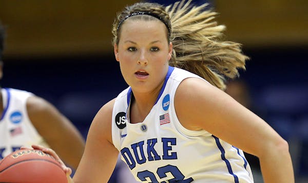 Tricia Liston averaged 17.1 points per game as a senior and is Duke’s career leader in three-point shooting.