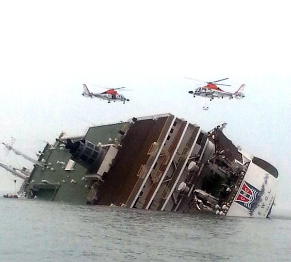 Fatal ferry boat accident near S. Korea
