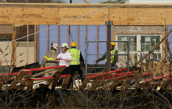 Building addition collapses atop Somali mall in south Minneapolis