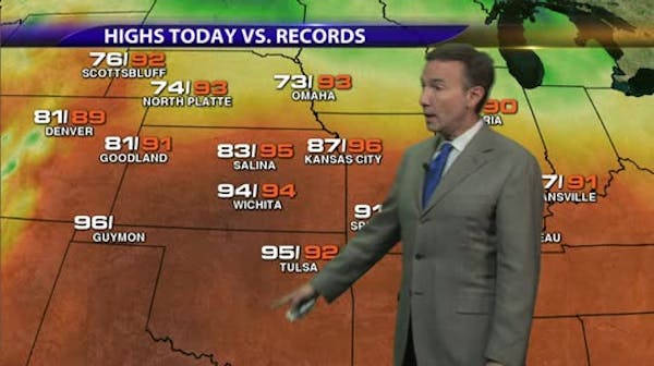 Evening forecast for May 5