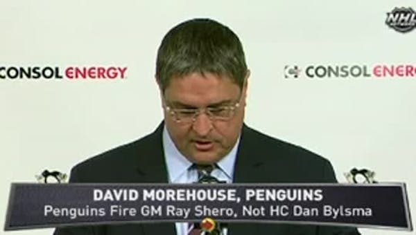 Penguins fire GM Shero