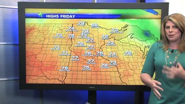 Morning forecast: Humid, thunderstorms
