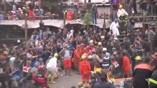 Rescuers work to save trapped miners in Turkey