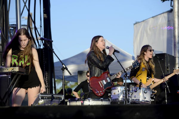 The Haim sisters (Alana, Danielle and Este) performed at the South by Southwest music festival in Austin, Texas, in March 2013.