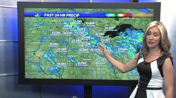 Morning forecast: Partly cloudy; scattered showers