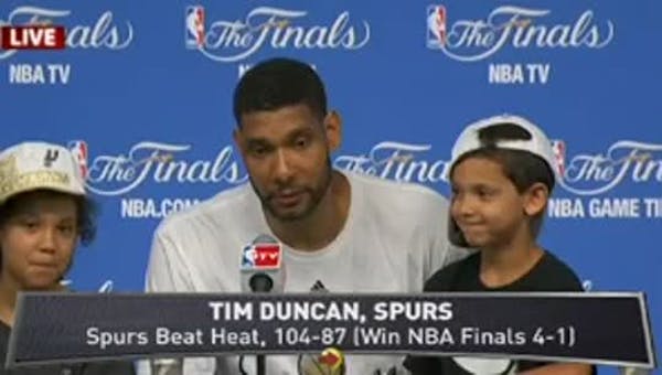 Spurs discuss Finals win; LeBron on loss