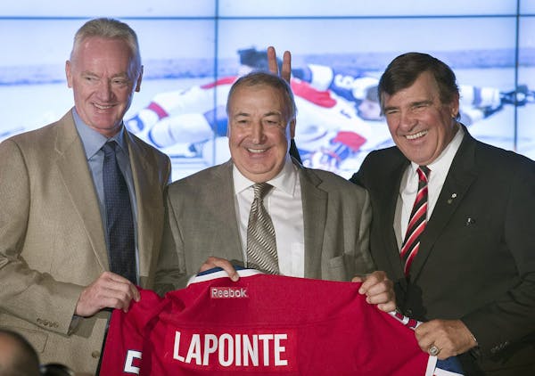 Prankster Guy Lapointe had the tables turned on him during a news conference announcing the Canadiens will retire his No. 5 this season. Lapointe was 