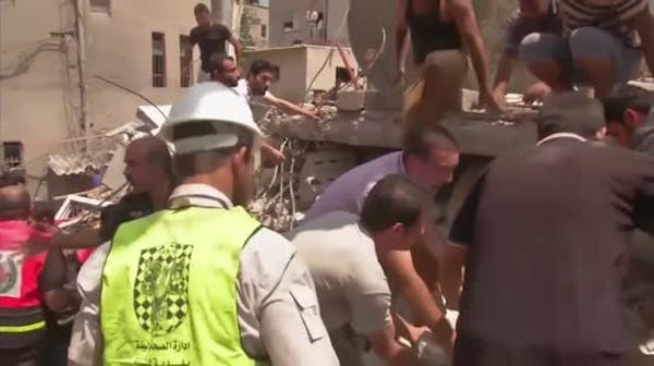 Gaza rescuers search rubble for survivors