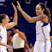 Guard Diana Taurasi, left, and center Brittney Griner are two of the big reasons why Phoenix has won 16 consecutive games.