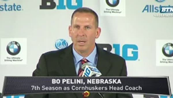 Nebraska's Pelini talks at Big Ten Media Days